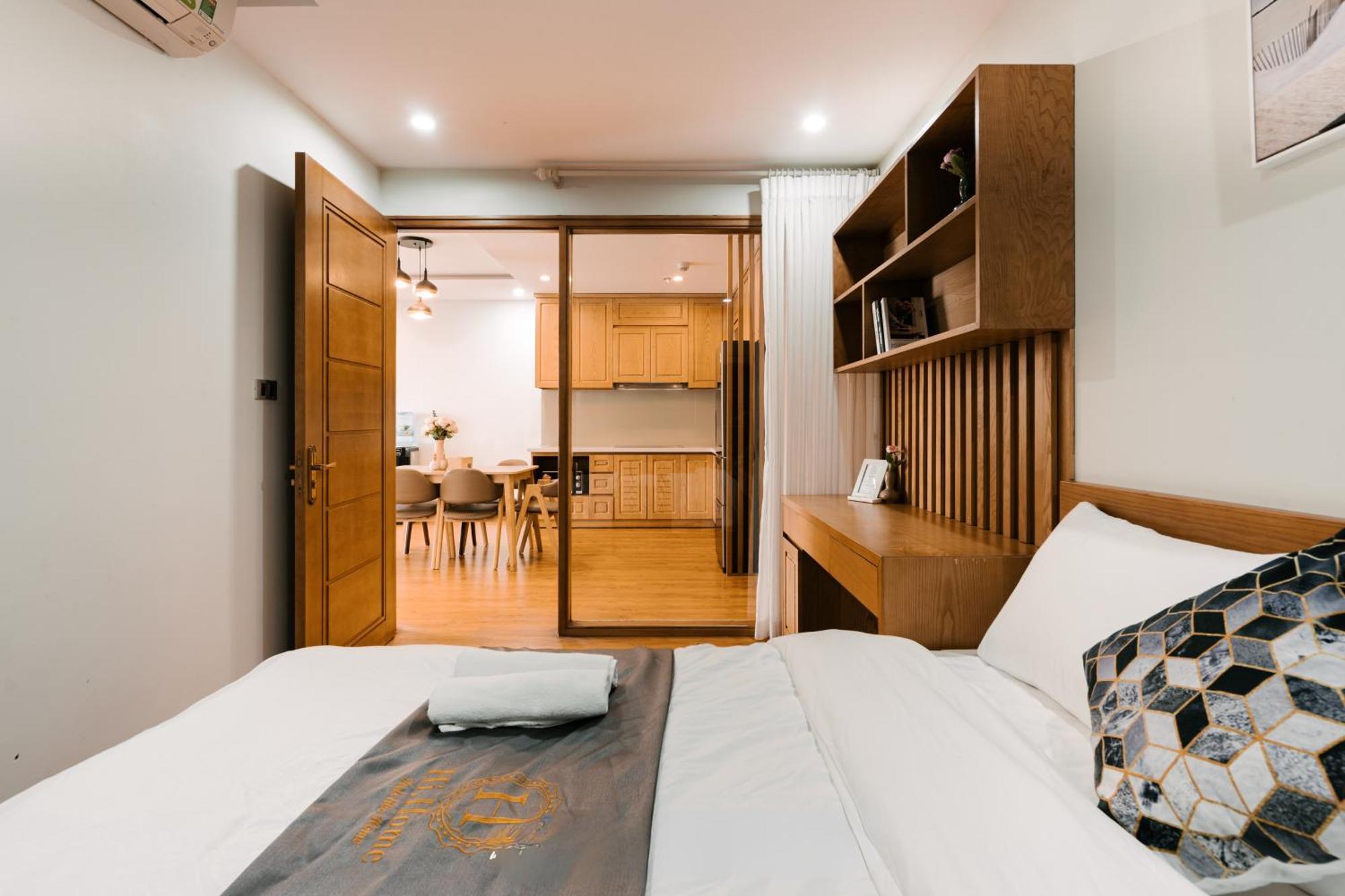 Hi-Home Suites - The West Lake Xuan Dieu Hanói Exterior foto