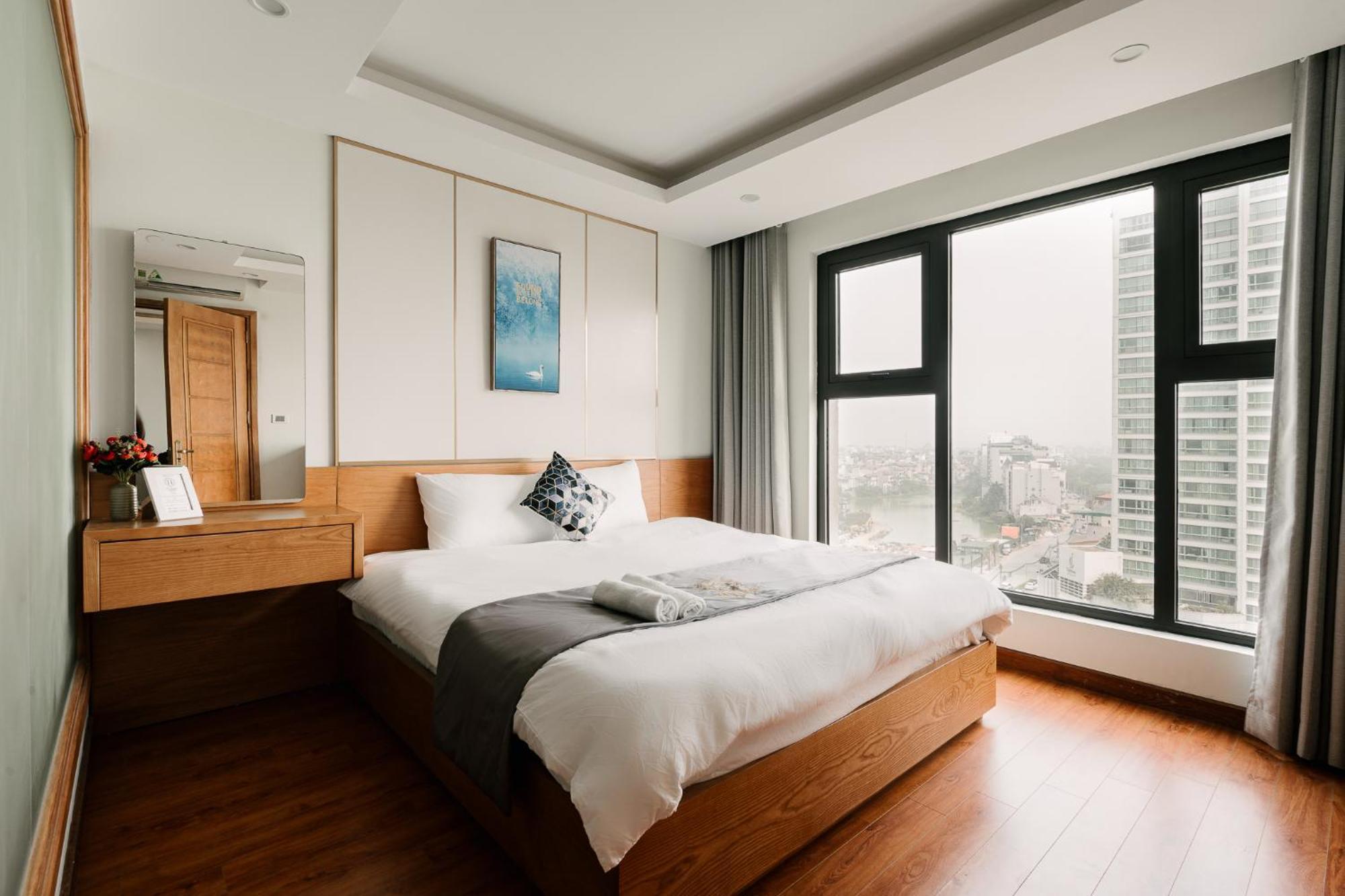 Hi-Home Suites - The West Lake Xuan Dieu Hanói Exterior foto